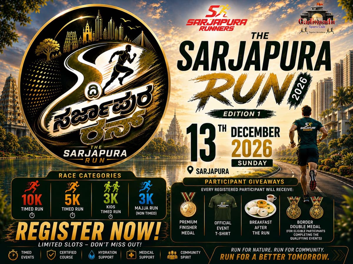THE SARJAPURA RUN 2026